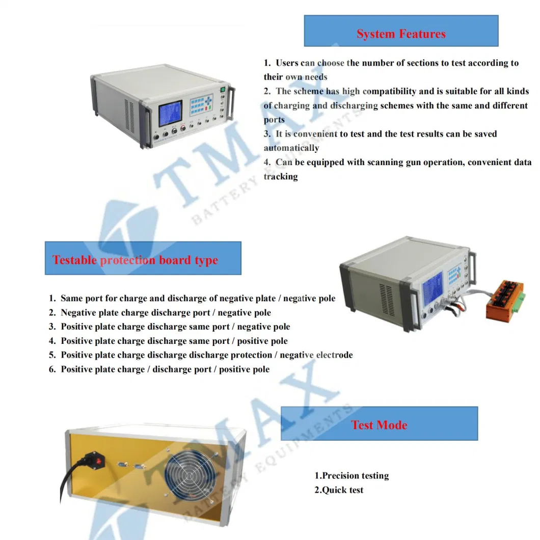 1-24 Series High Precision Protection Board Tester BMS Tester