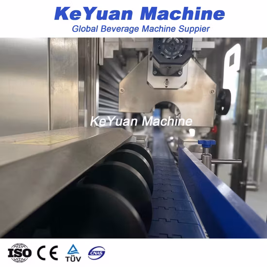 Automatische Pet-Flaschenhüllen-Etikettiermaschine für PVC-Schrumpfetiketten
